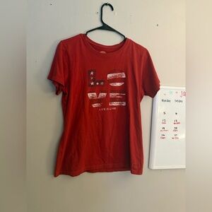 Life is good LOVE classic tee